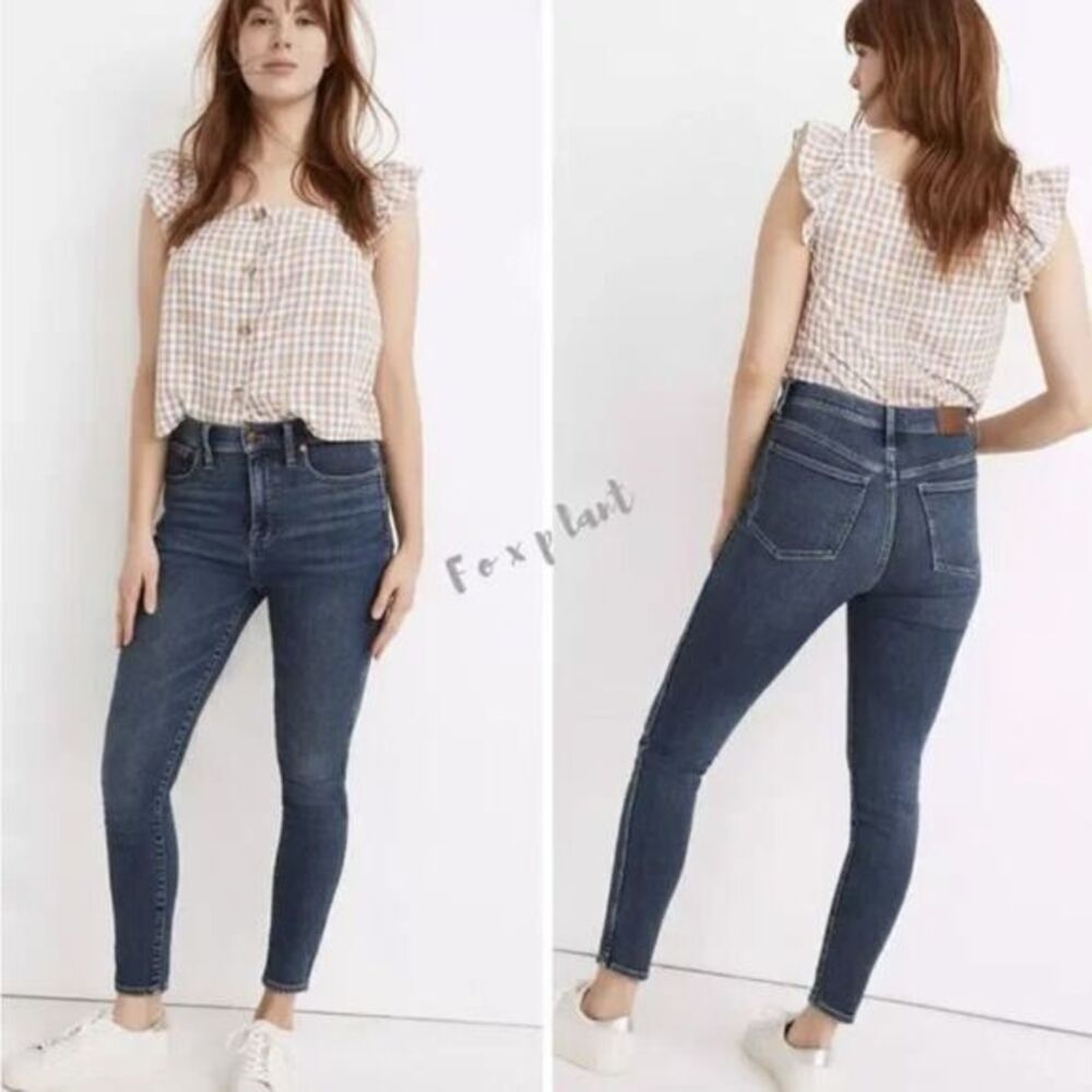 NEW Madewell Curvy High-Rise‎ Skinny Jeans in Wendover Wash: TENCEL, 27